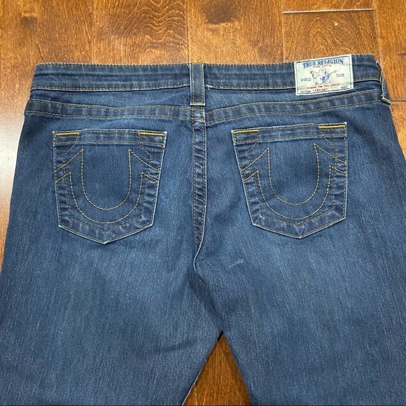 True Religion Straight Leg Denim Jeans Blue Size 36 - Picture 5 of 7